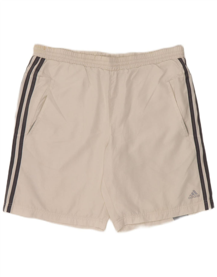 ADIDAS Mens Clima 365 Sport Shorts Medio Blanco Colorblock Poliéster