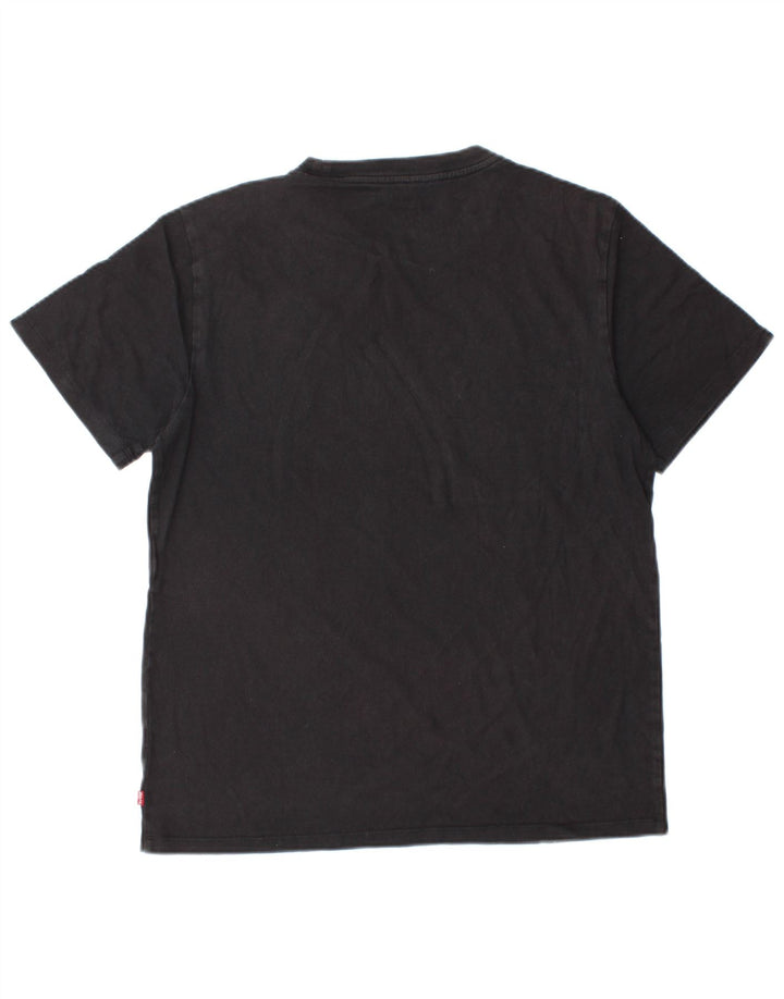 Levi's - Camiseta con gráfico estándar para mujer, talla 40, talla M, color negro