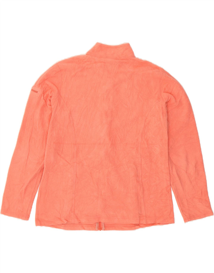 L.L.BEAN Womens Fleece Jacket UK 14 Medium Pink Polyester Vintage L.L.Bean and Second-Hand L.L.Bean from Messina Hembry 