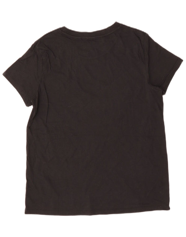 Levi's Camiseta para mujer Top UK 44 Medium Black Cotton