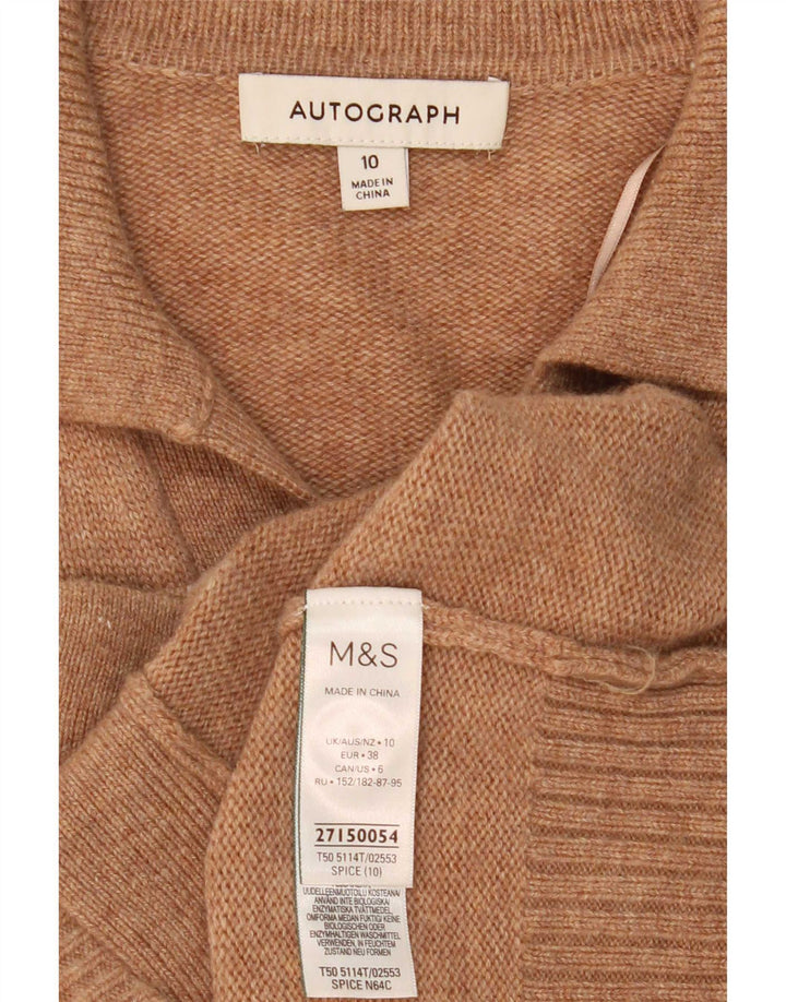 Marks & Spencer - Cárdigan para mujer con autógrafo (talla 40), color beige
