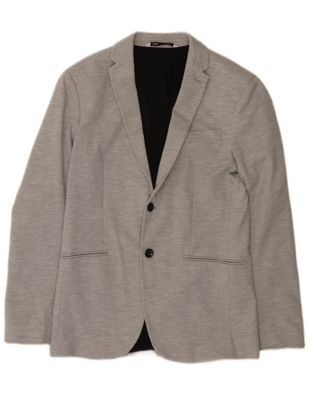 Zara Chaqueta Blazer De 2 Botones Para Hombre UK 38 Gris Medio