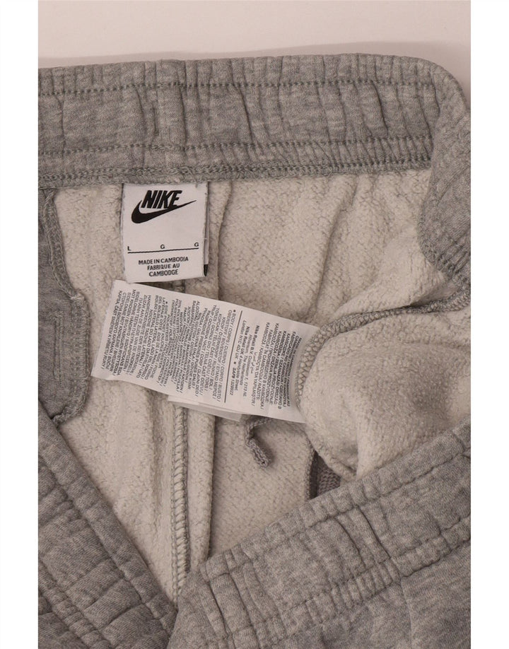 Nike - Pantalones de chándal para hombre, color gris, algodón