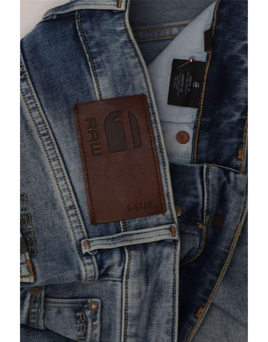 Vaqueros G-Star Hombre 3301 Slim W29 L29 Algodón Azul