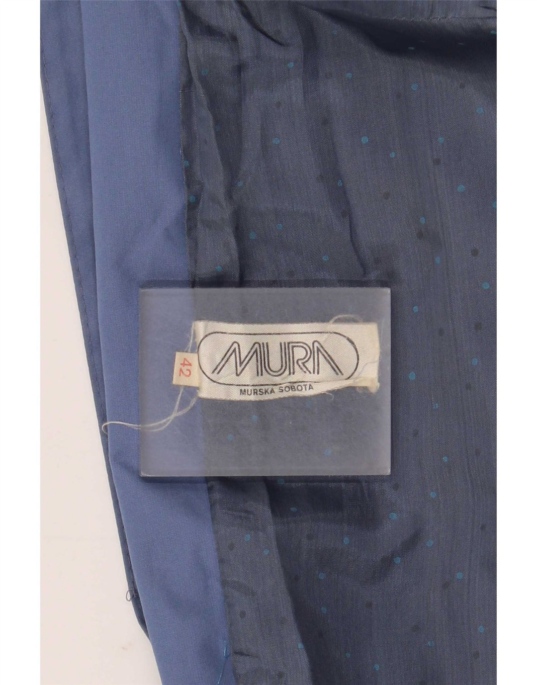 Abrigo vintage para mujer IT 42 Azul medio