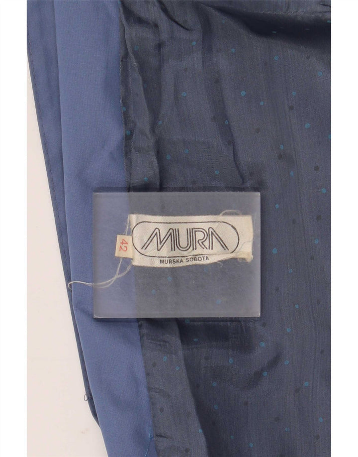Abrigo vintage para mujer IT 42 Azul medio
