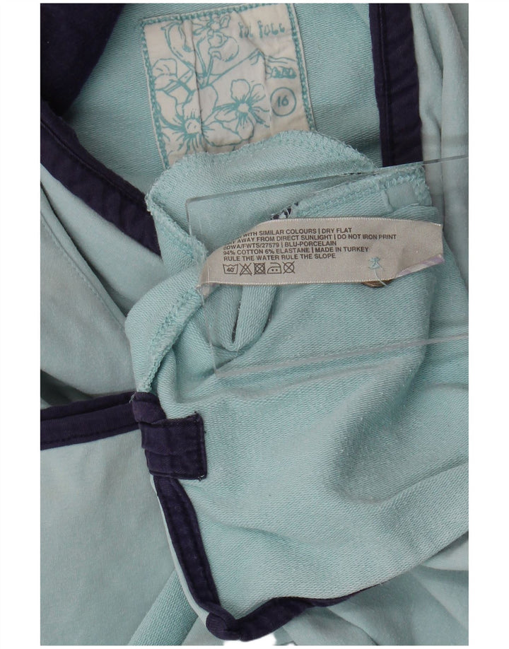 FAT FACE Sudadera para mujer Jumper UK 46 Large Blue Cotton