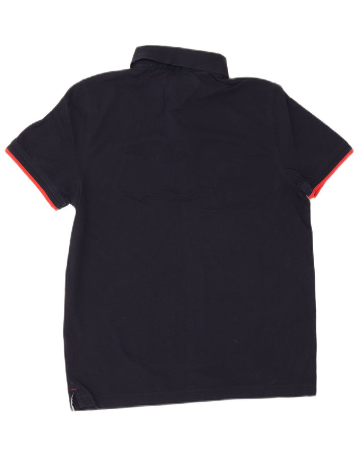 Polo Tommy Hilfiger para hombre pequeño de algodón azul marino