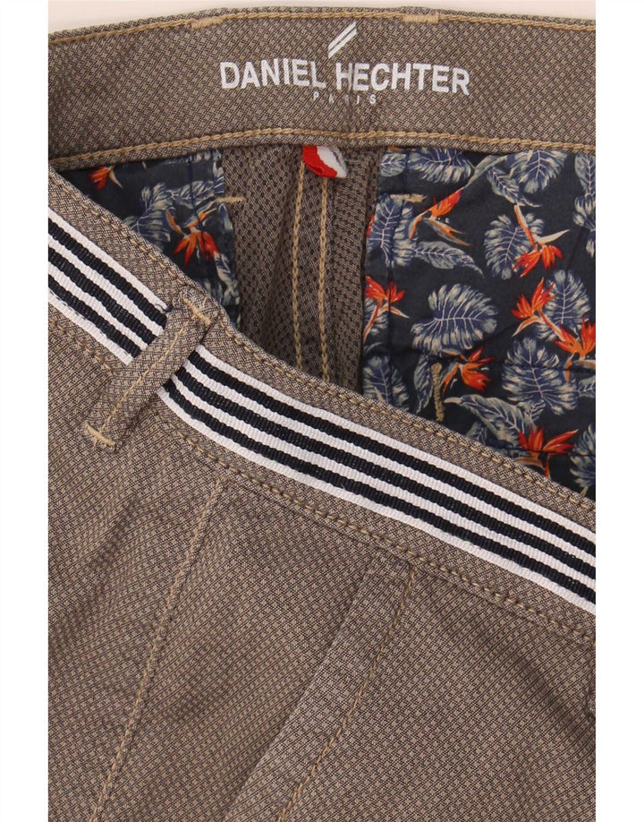 Daniel Hechter Pantalones cortos chinos para hombre W35 Algodón gris grande