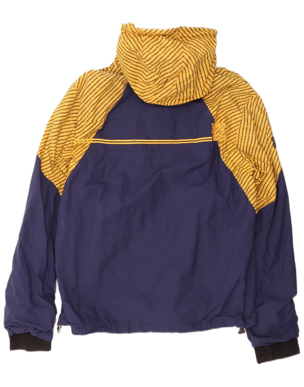 Superdry Chaqueta Cortavientos Windcheater Graphic para Mujer UK 20 2XL Azul Marino
