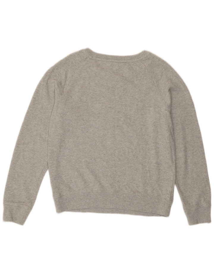 Marks & Spencer - Sudadera gráfica para mujer, talla 40, talla pequeña, color gris moteado