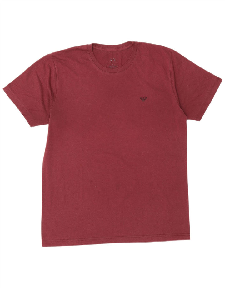 Armani Exchange Camiseta Hombre Top XL Burdeos