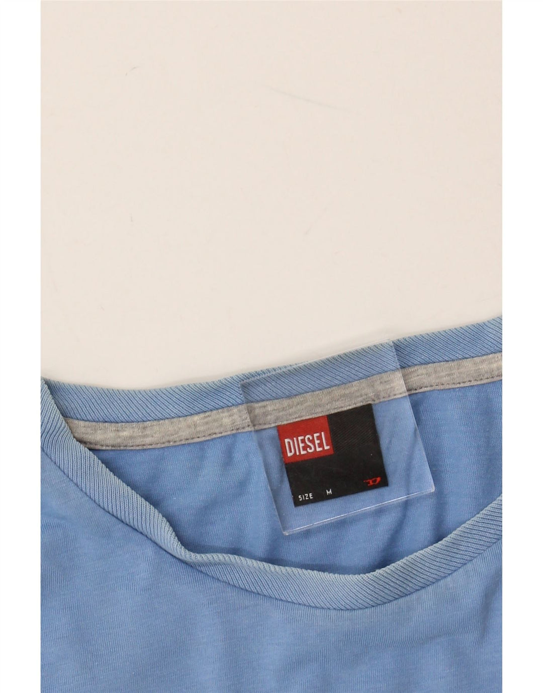 DIESEL Camiseta Top Azul Medio Algodón Hombre