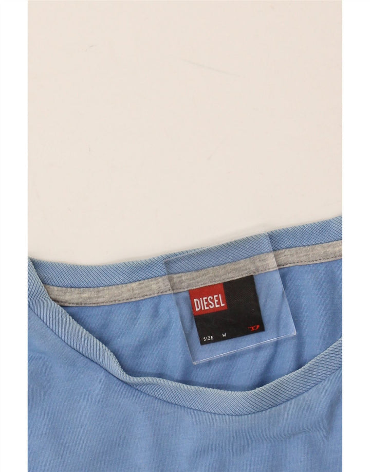 DIESEL Camiseta Top Azul Medio Algodón Hombre
