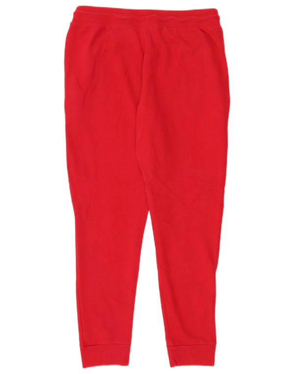 Tommy Hilfiger Pantalones de chándal con estampado gráfico para hombre Joggers Large Red Cotton