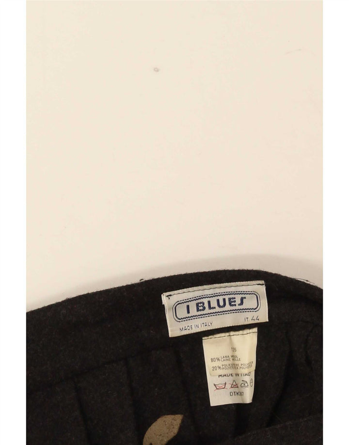 Falda plisada para mujer i Blues IT 44 Medium W28 Lana negra