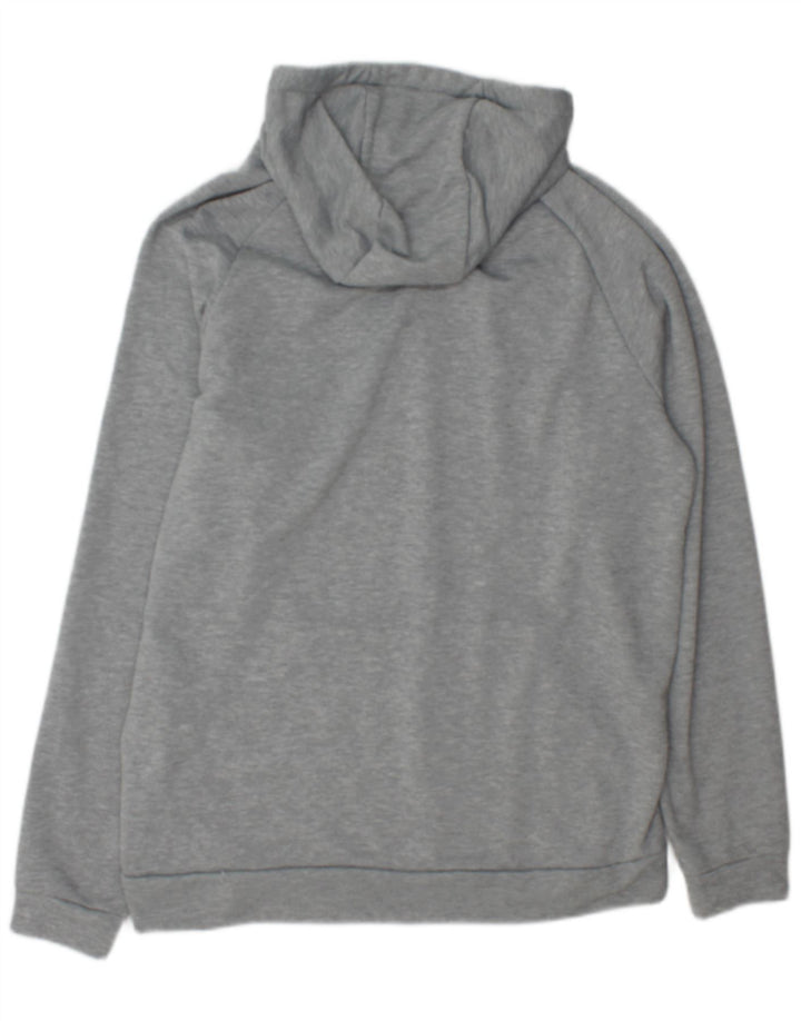 Nike Dri Fit Graphic Sudadera con capucha para hombre, talla grande, poliéster moteado gris
