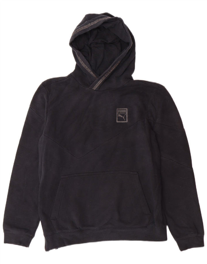 PUMA Jersey con capucha para hombre pequeño negro