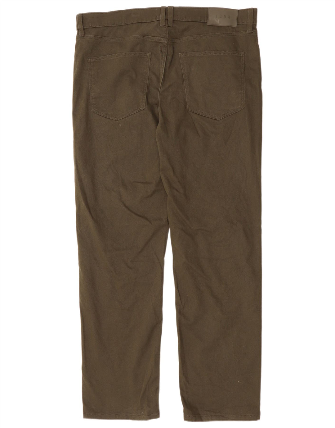 MARKS & SPENCER Pantalones casuales rectos para hombre W36 L31 Algodón caqui