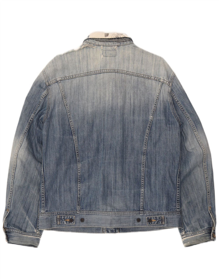 Lee Chaqueta vaquera para hombre UK 42 XL Algodón azul