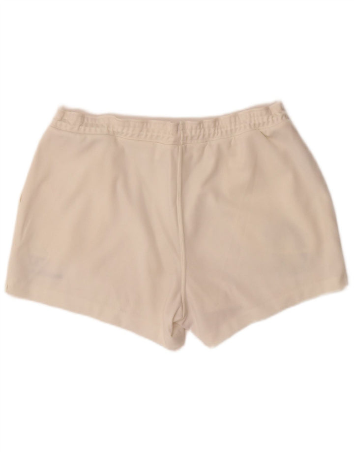 Sergio Tacchini Pantalones cortos deportivos gráficos para hombre IT 56 XL Blanco
