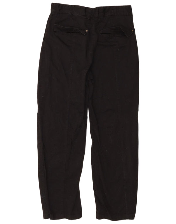 Zara Mens Pantalones Casuales Rectos Desgastados EU 42 Large W32 L29 Negro