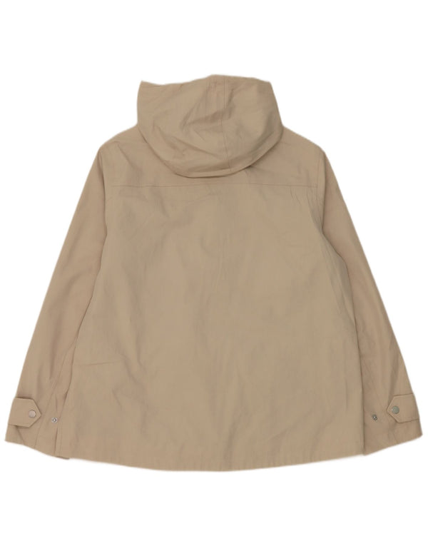 Chaqueta impermeable con capucha y corte regular para mujer Joules UK 44 Algodón gris medio