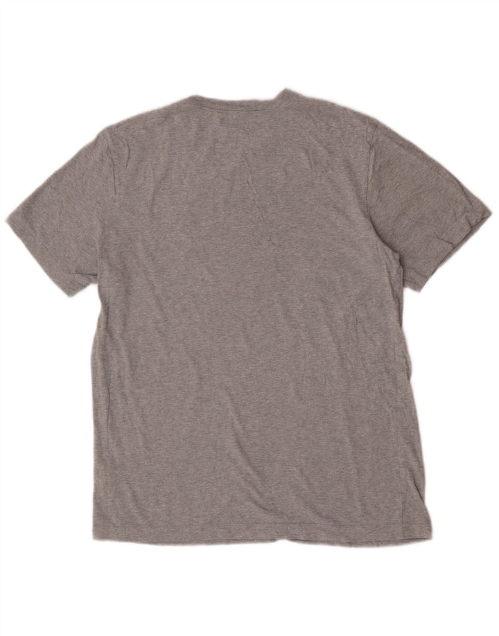 Camiseta Nike Hombre Top Gris Medio Algodón