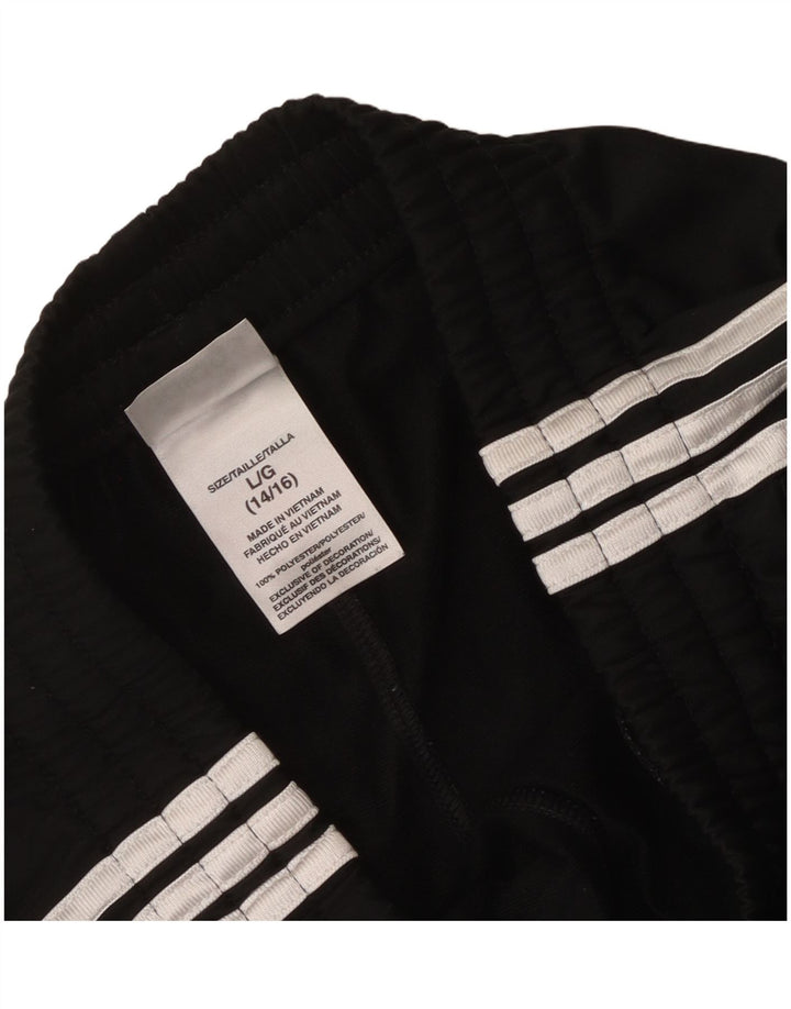 Adidas Pantalón Chándal Niño 14-15 Años Grande Negro Poliéster
