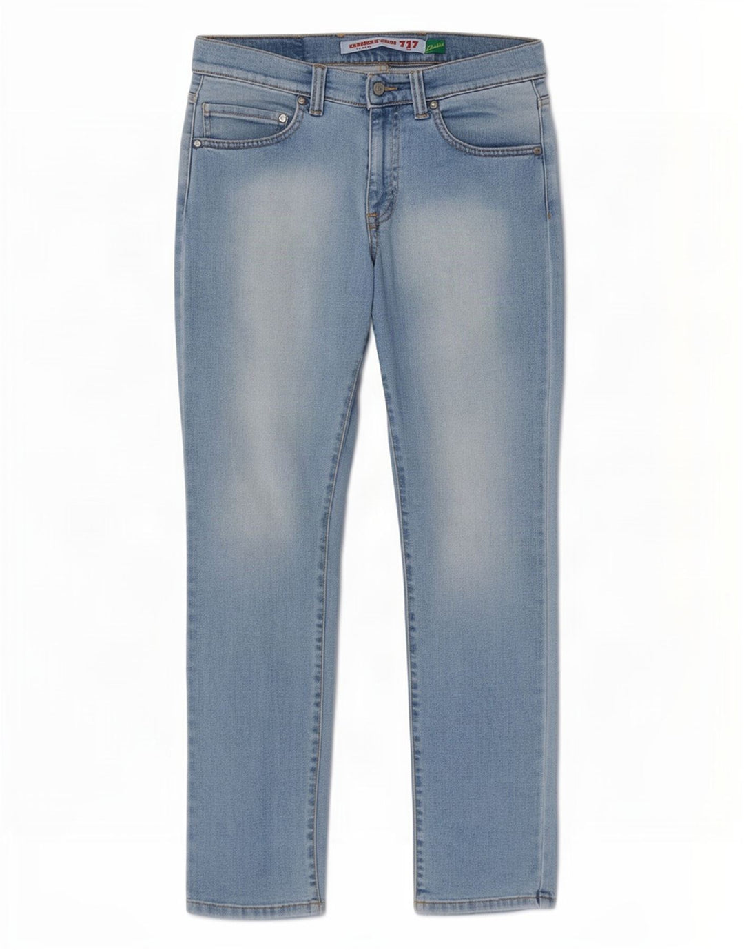 Carrera Hombre 717 Slim Jeans W33 L31 Algodón Azul