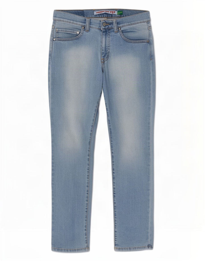 Carrera Hombre 717 Slim Jeans W33 L31 Algodón Azul