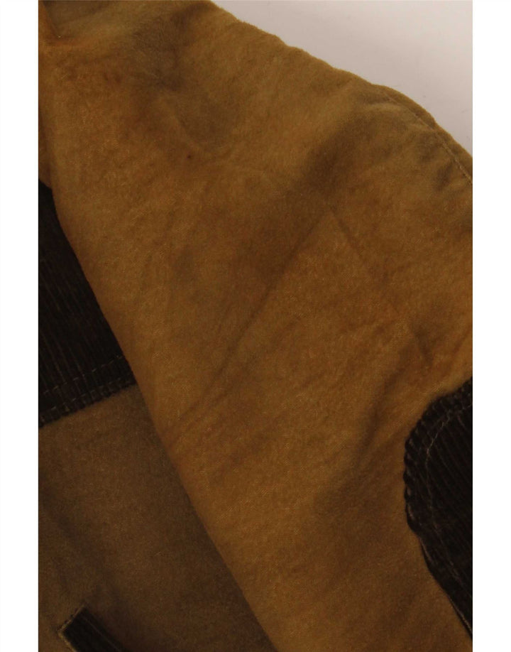 Chaqueta utilitaria vintage para hombre IT 48 Bloque de color beige medio