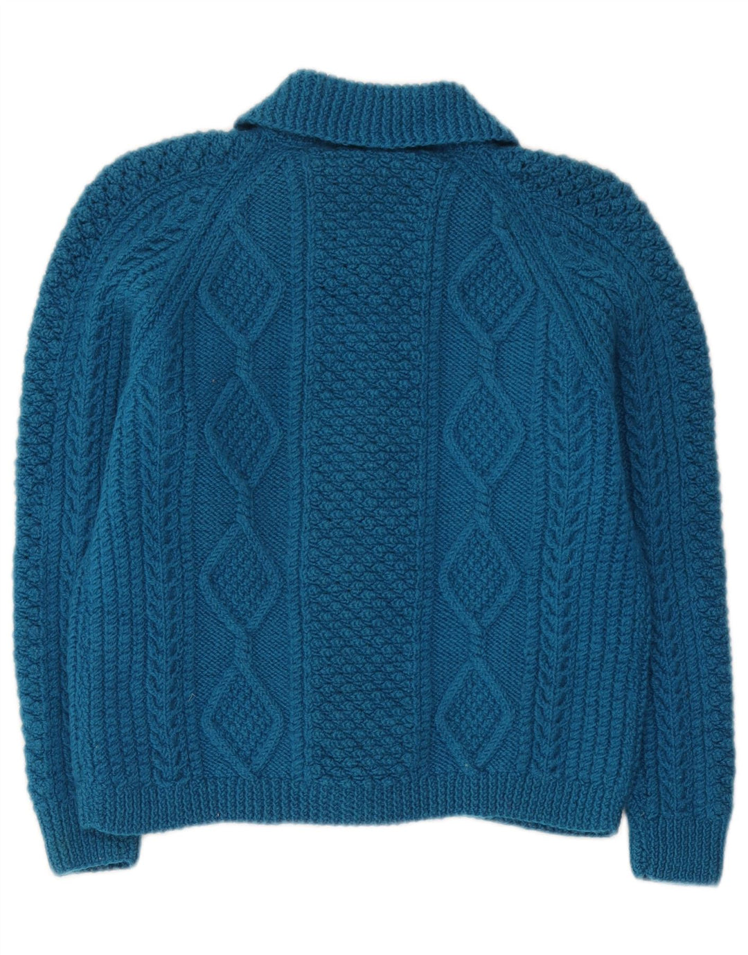 Vintage mujer Cardigan suéter Reino Unido 10 pequeño azul