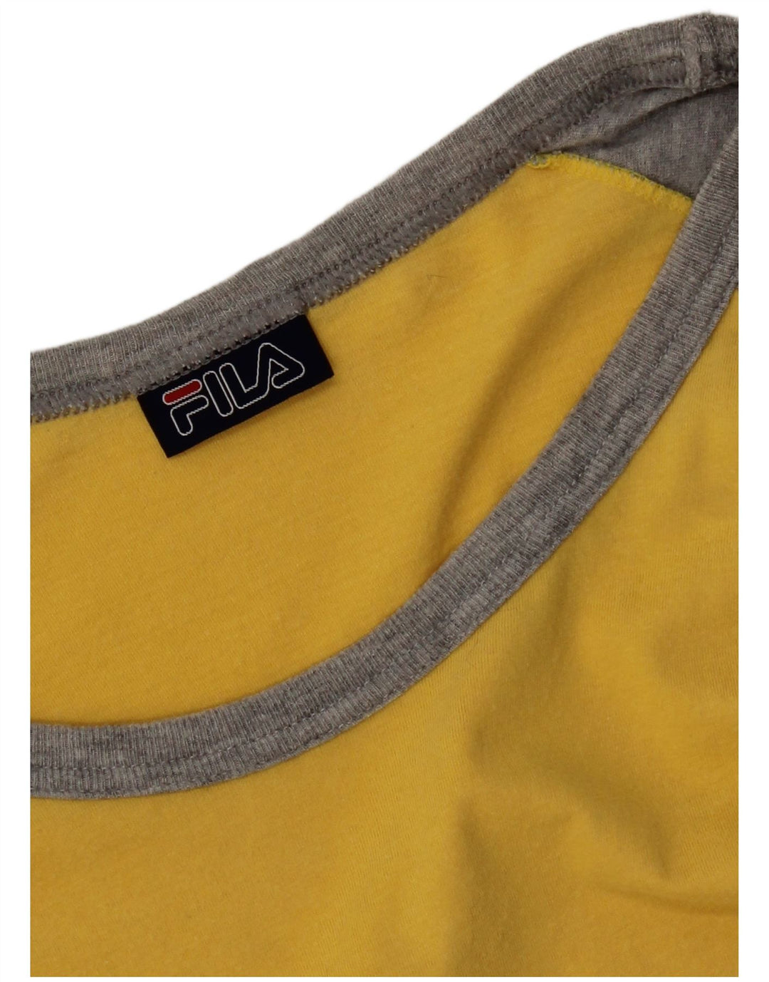 Camiseta Fila Hombre Top Medium Yellow Colourblock
