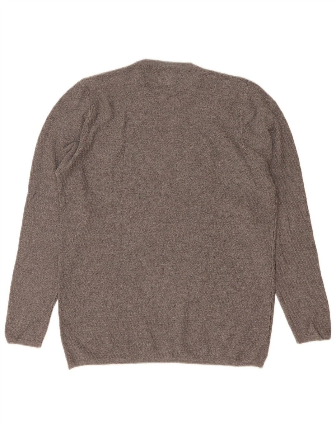 Zara Hombre Cuello Redondo Jersey Jersey Pequeño Gris