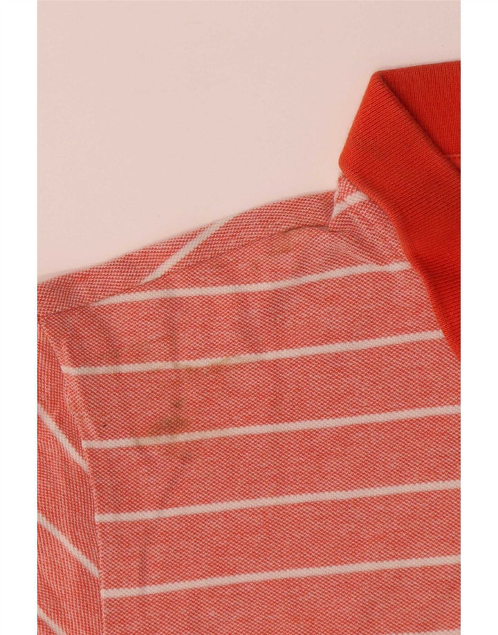 Chaps Polo para hombre de algodón a rayas rojo medio