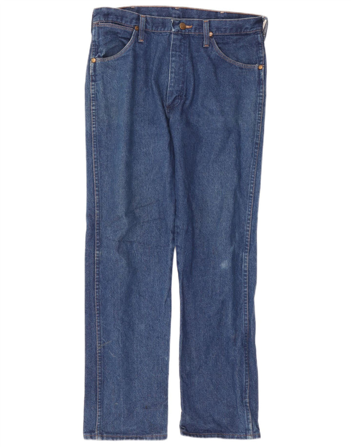 Vaqueros Wrangler Hombre Rectos W32 L30 Azul
