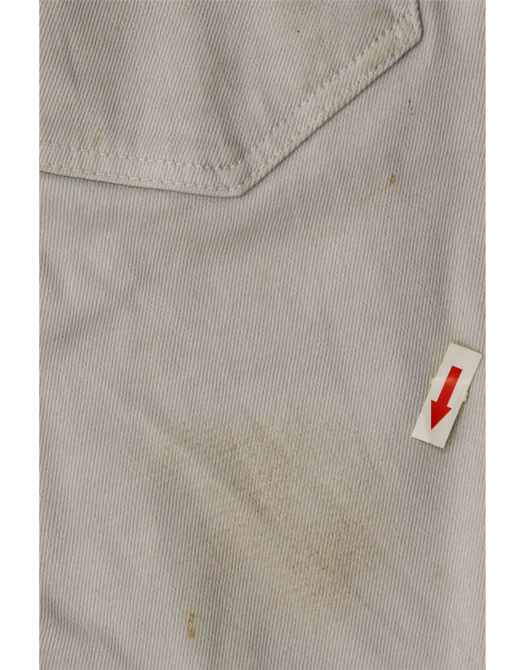 Zara Mens Shorts Denim EU 40 Medium W30 Algodón Beige