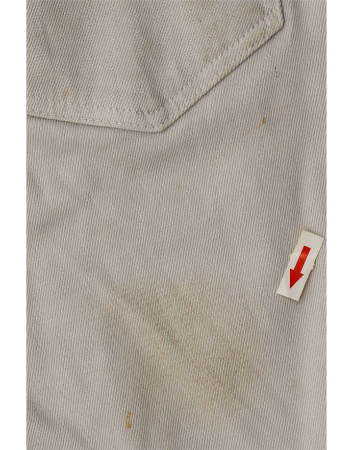 Zara Mens Shorts Denim EU 40 Medium W30 Algodón Beige
