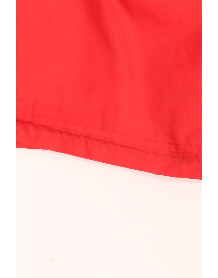 Umbro Chaqueta impermeable con capucha gráfica para niños 13-14 años Rojo