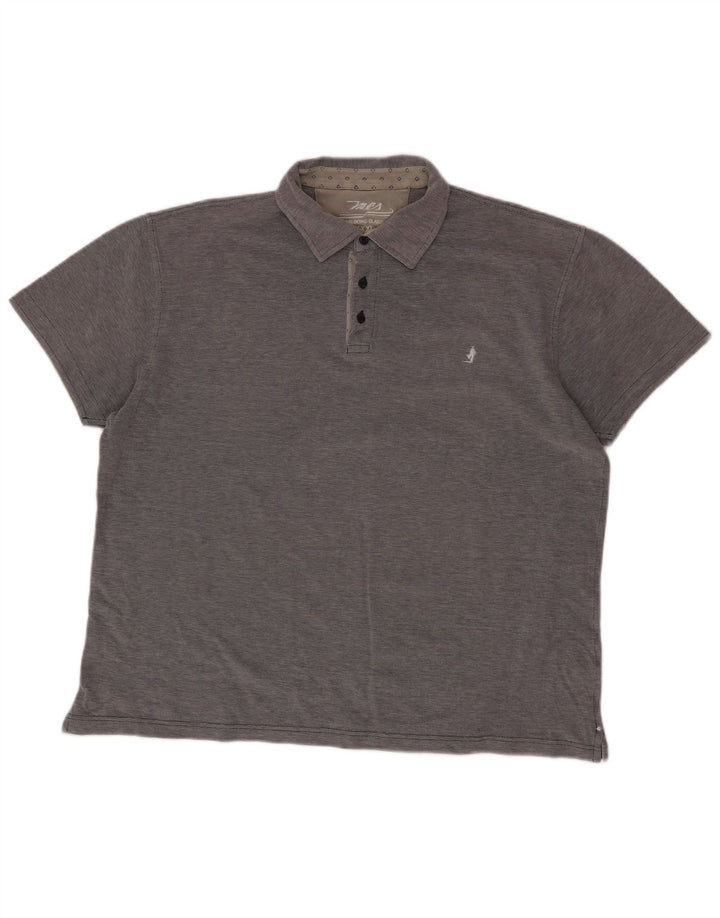 MARLBORO CLASSICS Polo para hombre 3XL Gris Algodón