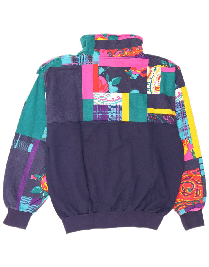 TRIGEMA Chándal completo para mujer UK 40 Mediano Azul marino Patchwork Algodón