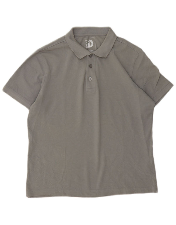 DACK'S Polo Hombre Algodón Gris Medio