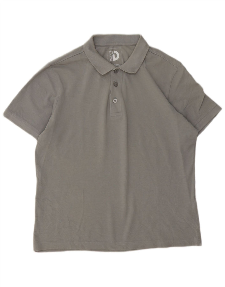 DACK'S Polo Hombre Algodón Gris Medio