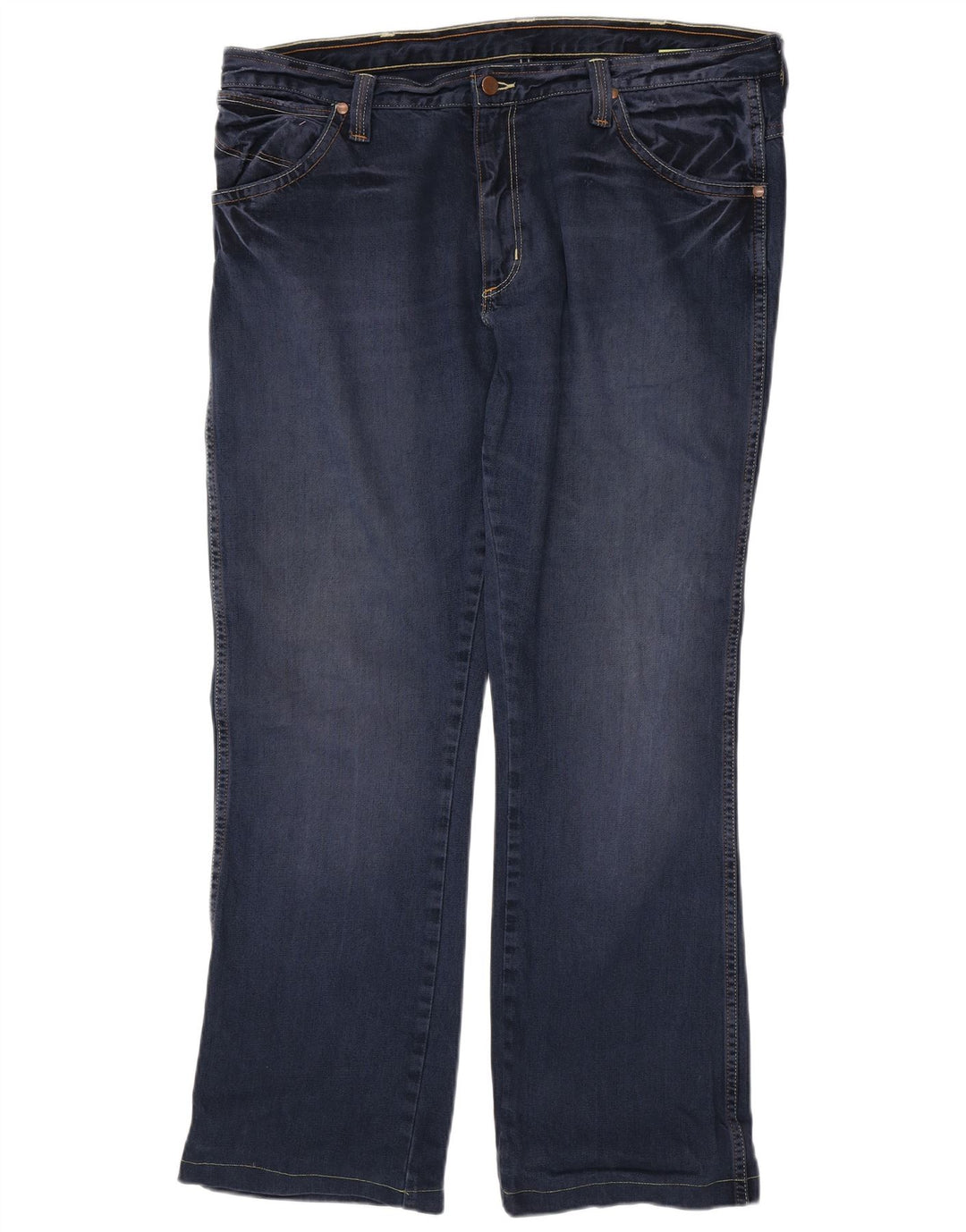 WRANGLER Vaqueros rectos Dayton para hombre W38 L31 Algodón azul