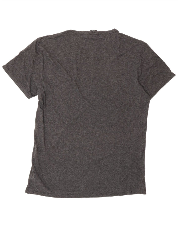 G-STAR Hombre Camiseta Top Grande Gris Algodón