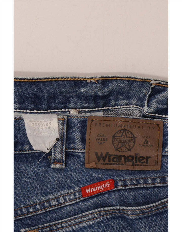 Vaqueros cónicos para hombre Wrangler W38 L34 Azul