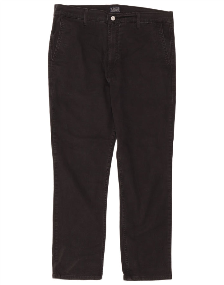 Pantalones chinos Levi's para hombre W36 L30 Algodón negro