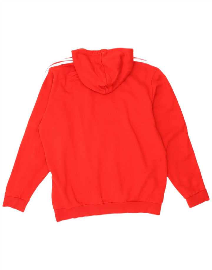 Adidas Hombre Sudadera Con Capucha Jumper XL Rojo Poliéster