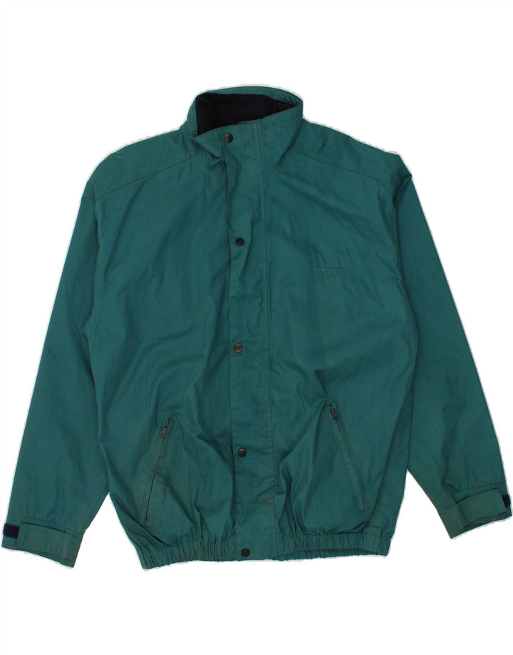 TARGET DRY Mens Rain Jacket UK 38 Medium Green Polyester Vintage Target Dry and Second-Hand Target Dry from Messina Hembry 